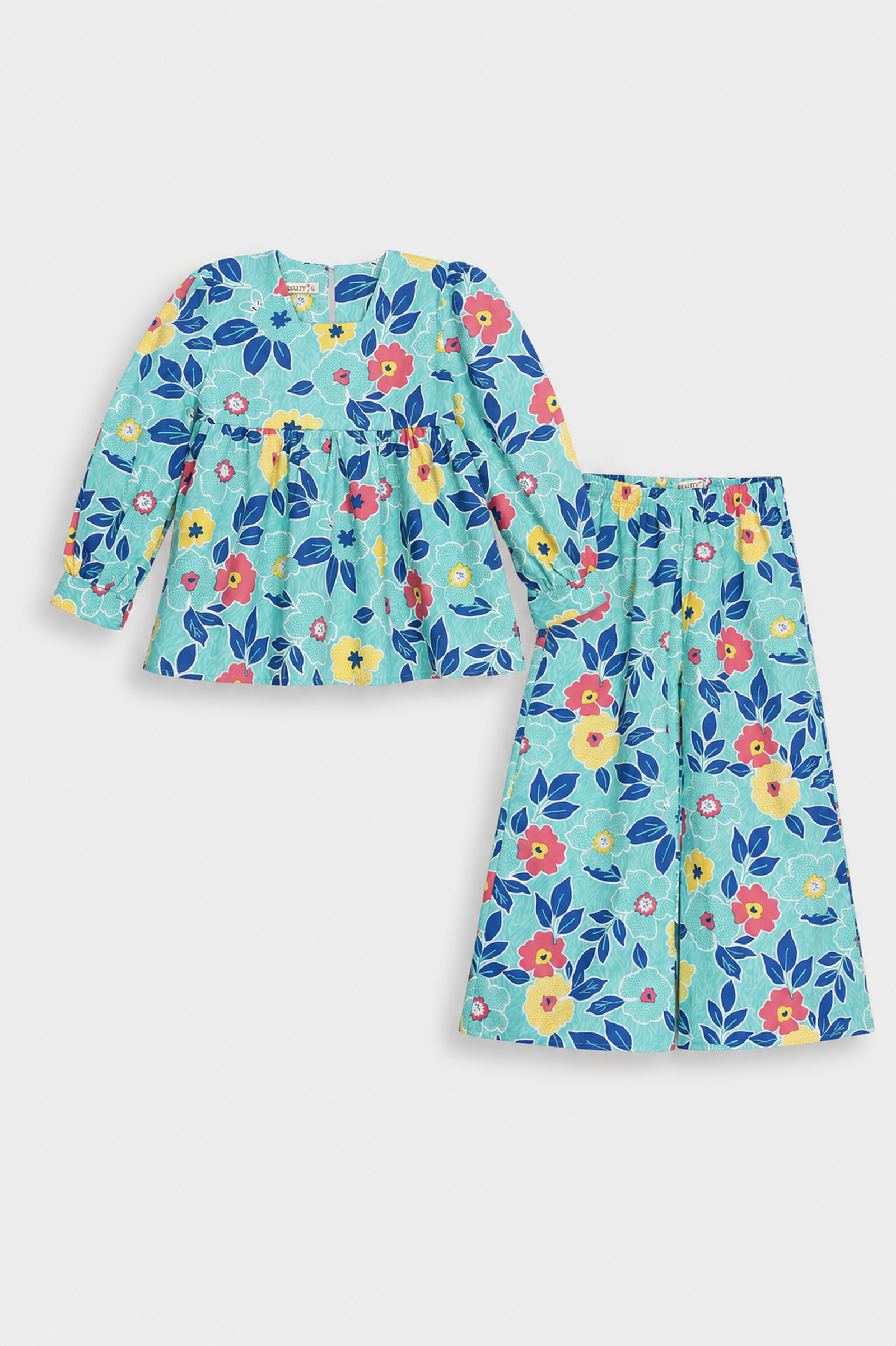 FLORAL PRINTED SKY CO-ORD SET Reality