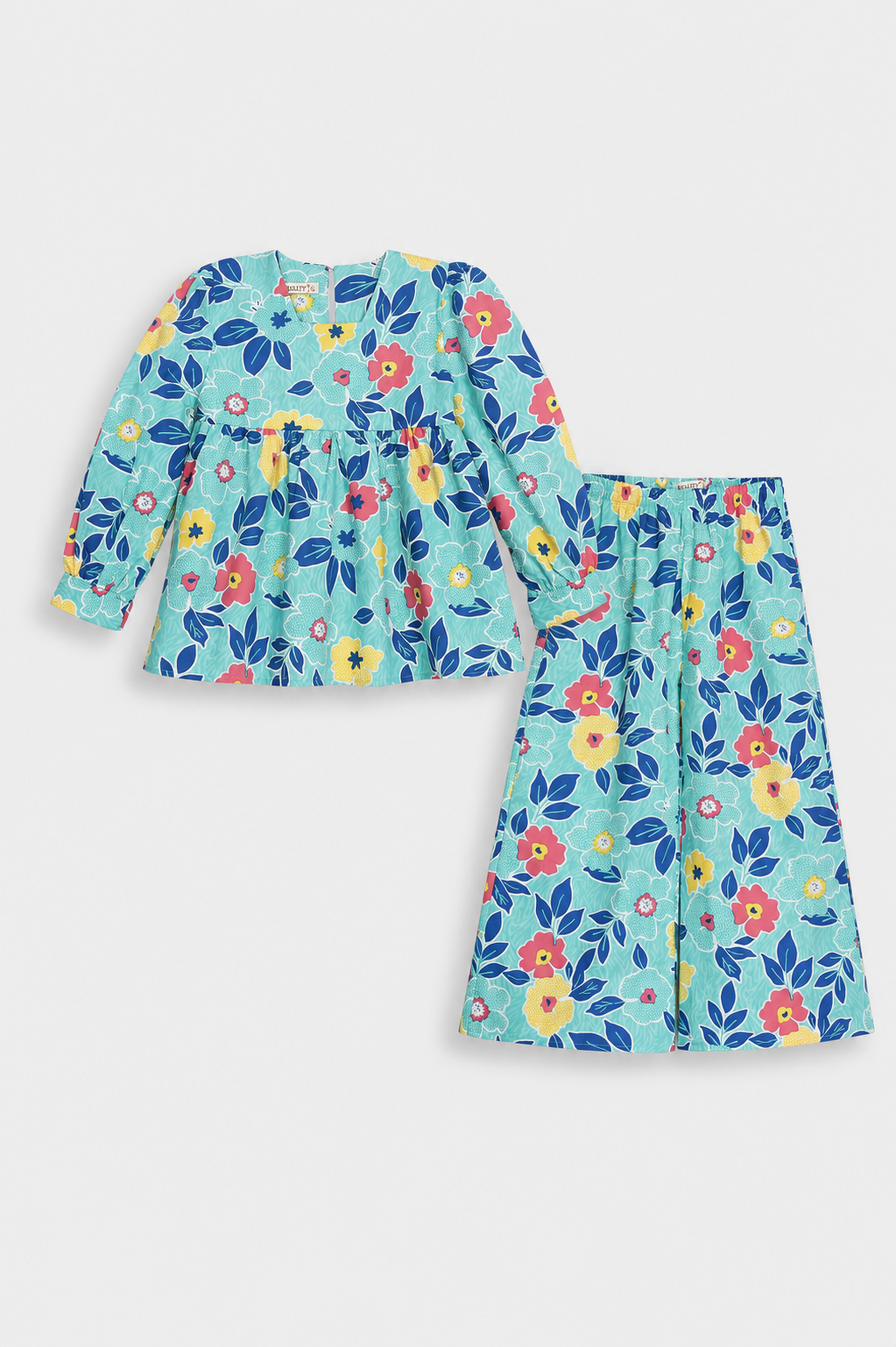 FLORAL PRINTED SKY CO-ORD SET Reality