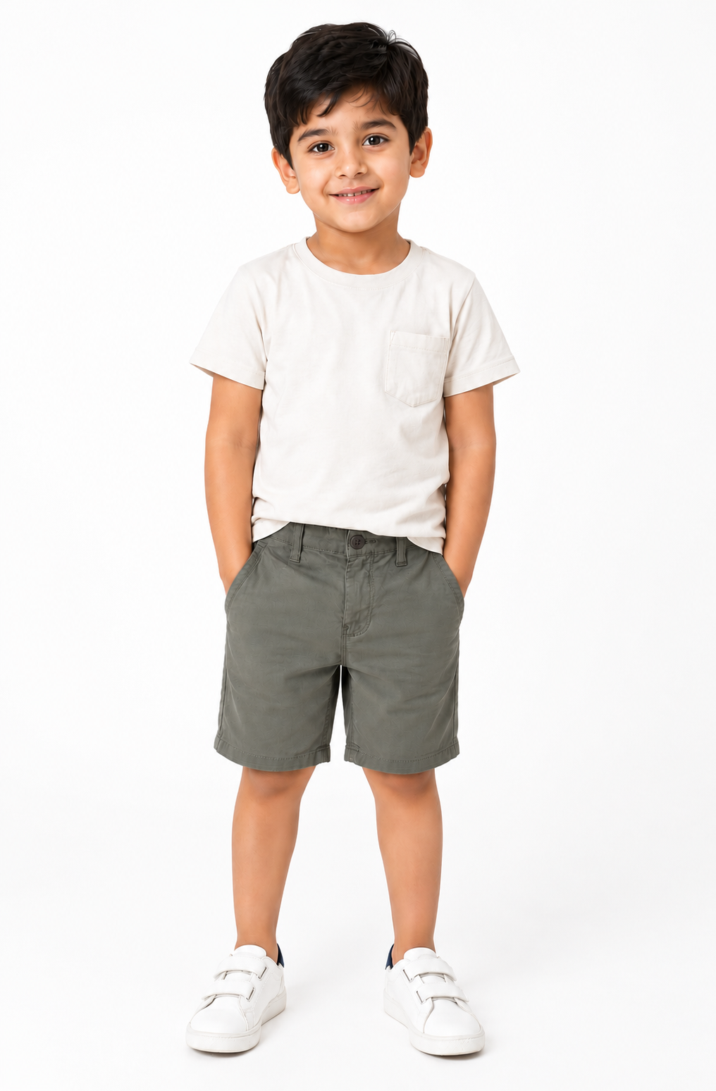 KIDS OLIVE SHORTS