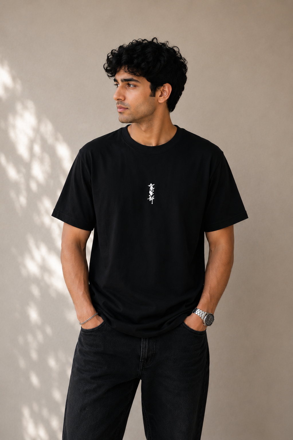 MEN BLACK T-SHIRT Reality