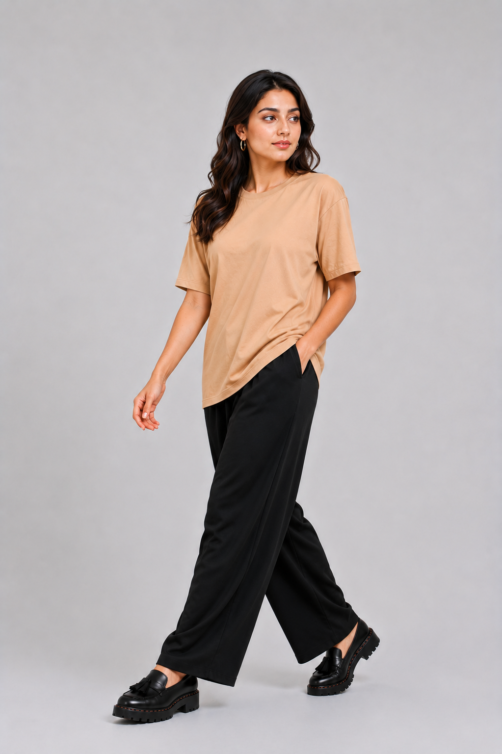 LADIES DOWN SHOULDER SKIN T-SHIRT Reality