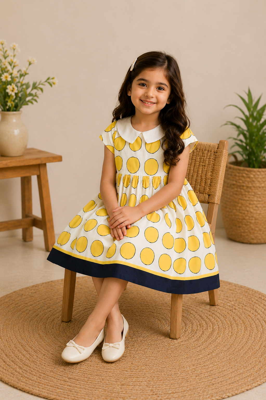 GIRLS YELLOW FROCK Reality
