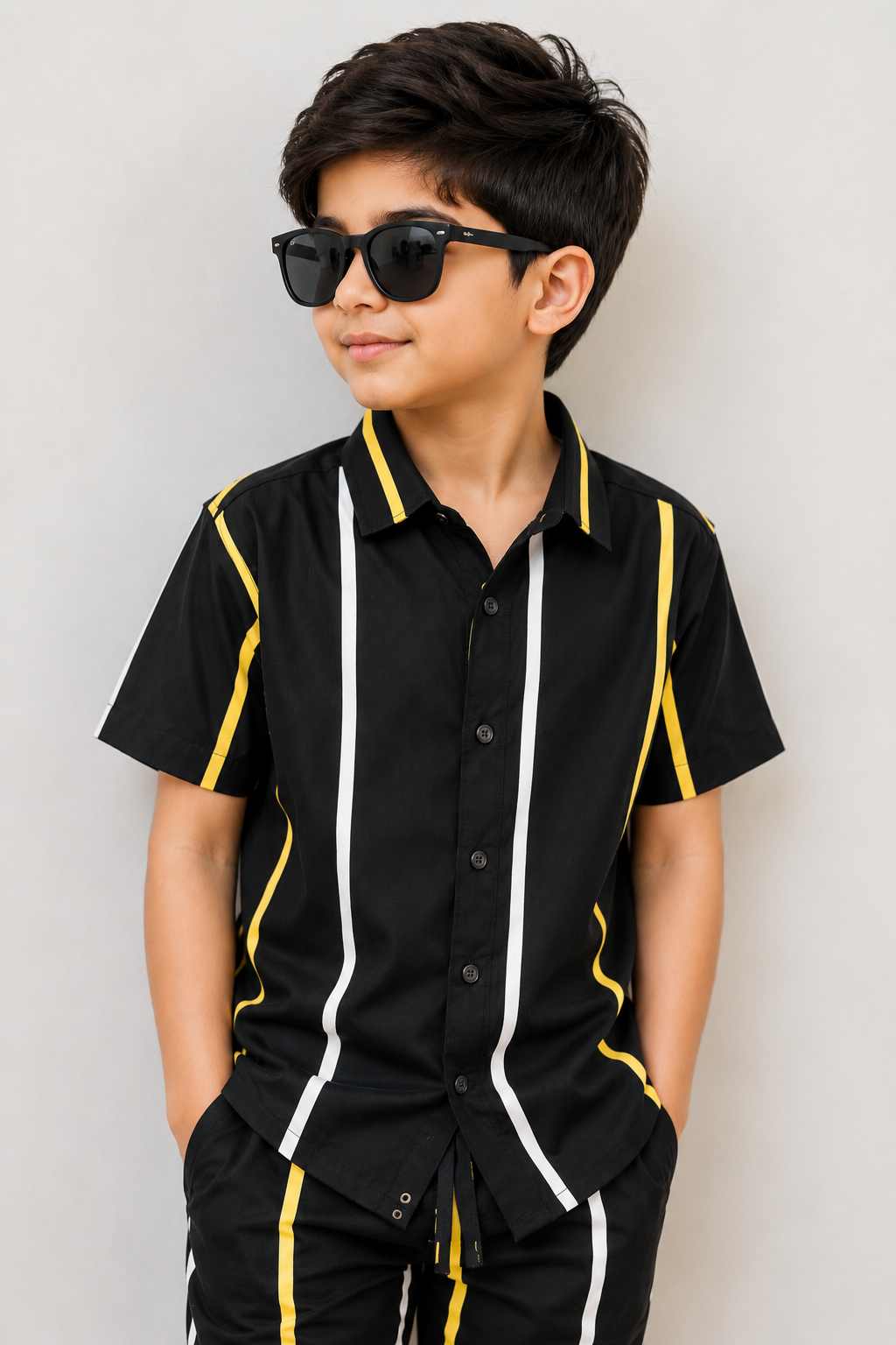 BLACK CASUAL SHIRT Reality