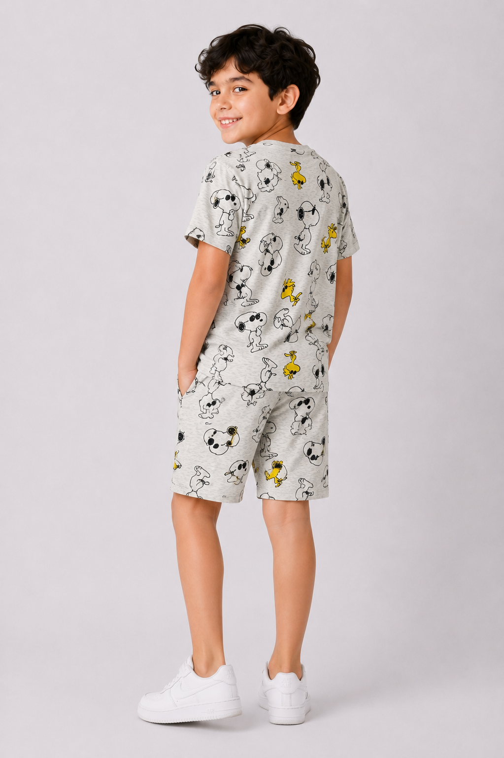 GRAY PRINTED T-SHIRT Reality