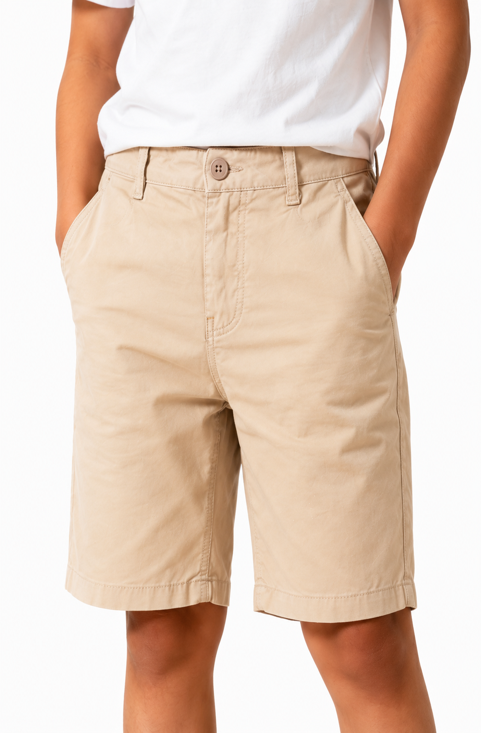 KIDS BEIGE SHORTS