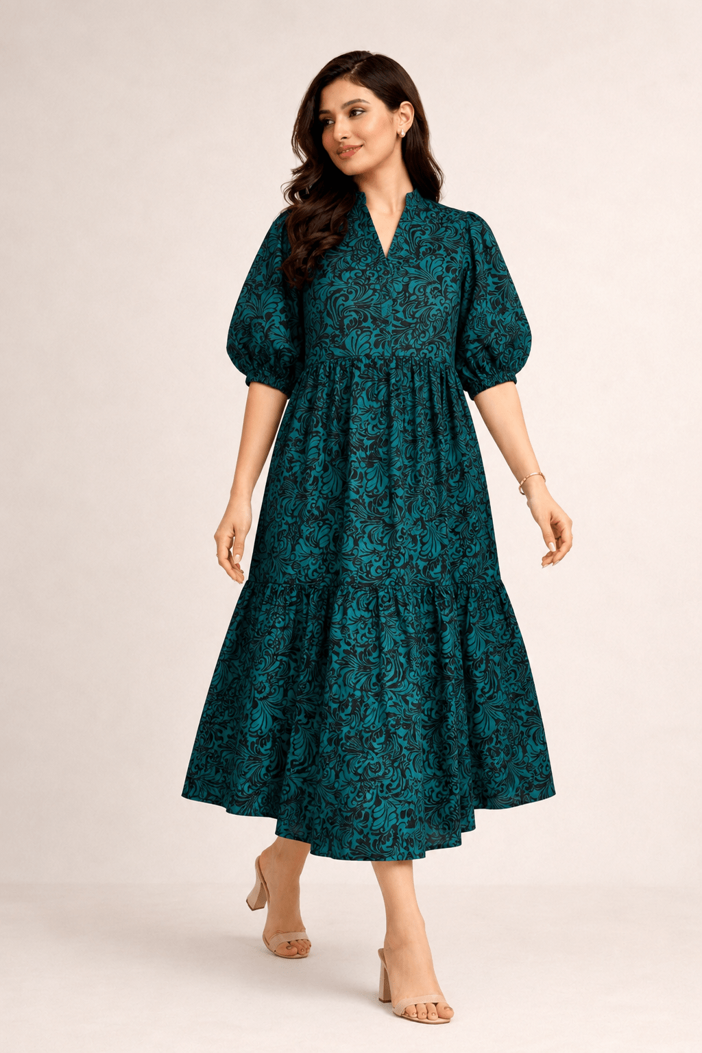 EMERALD SERENITY GREEN FROCK Reality