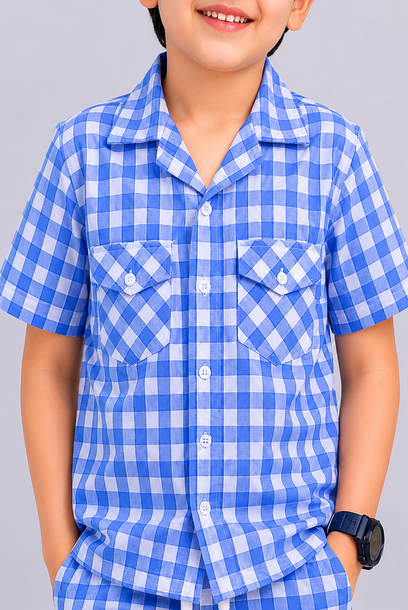 COAT COLLAR SKY CASUAL SHIRT Reality