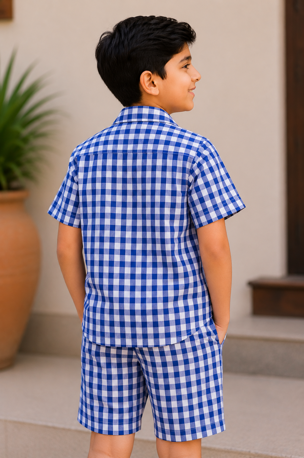 COAT COLLAR BLUE CASUAL SHIRT Reality