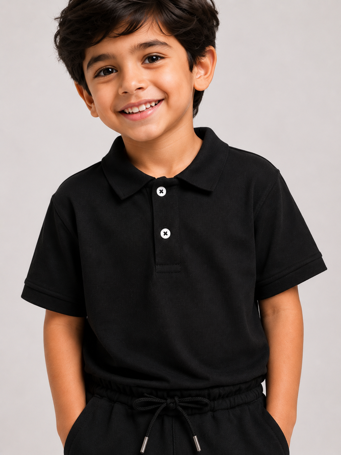 BOYS BLACK POLO Reality