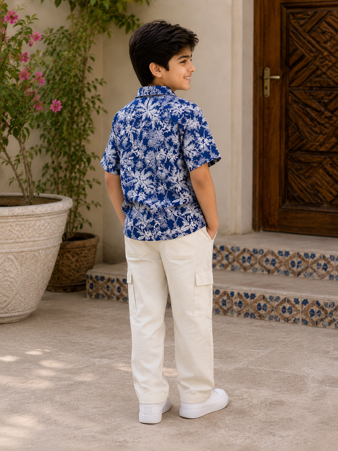 BOYS LIGHT BLUE CASUAL SHIRT Reality