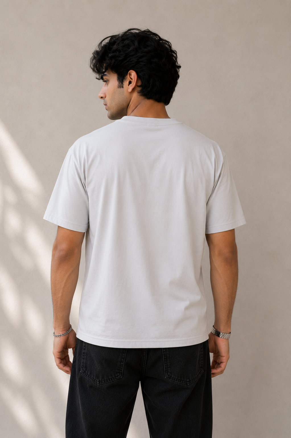 MEN LIGHT GRAY T-SHIRT Reality