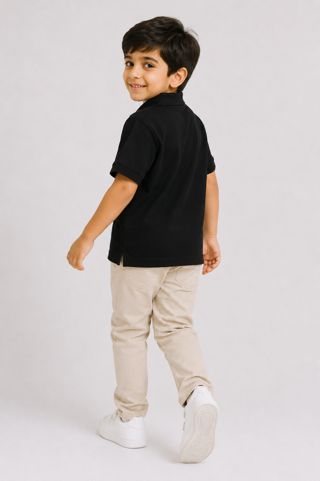 Boy Black Polo Reality