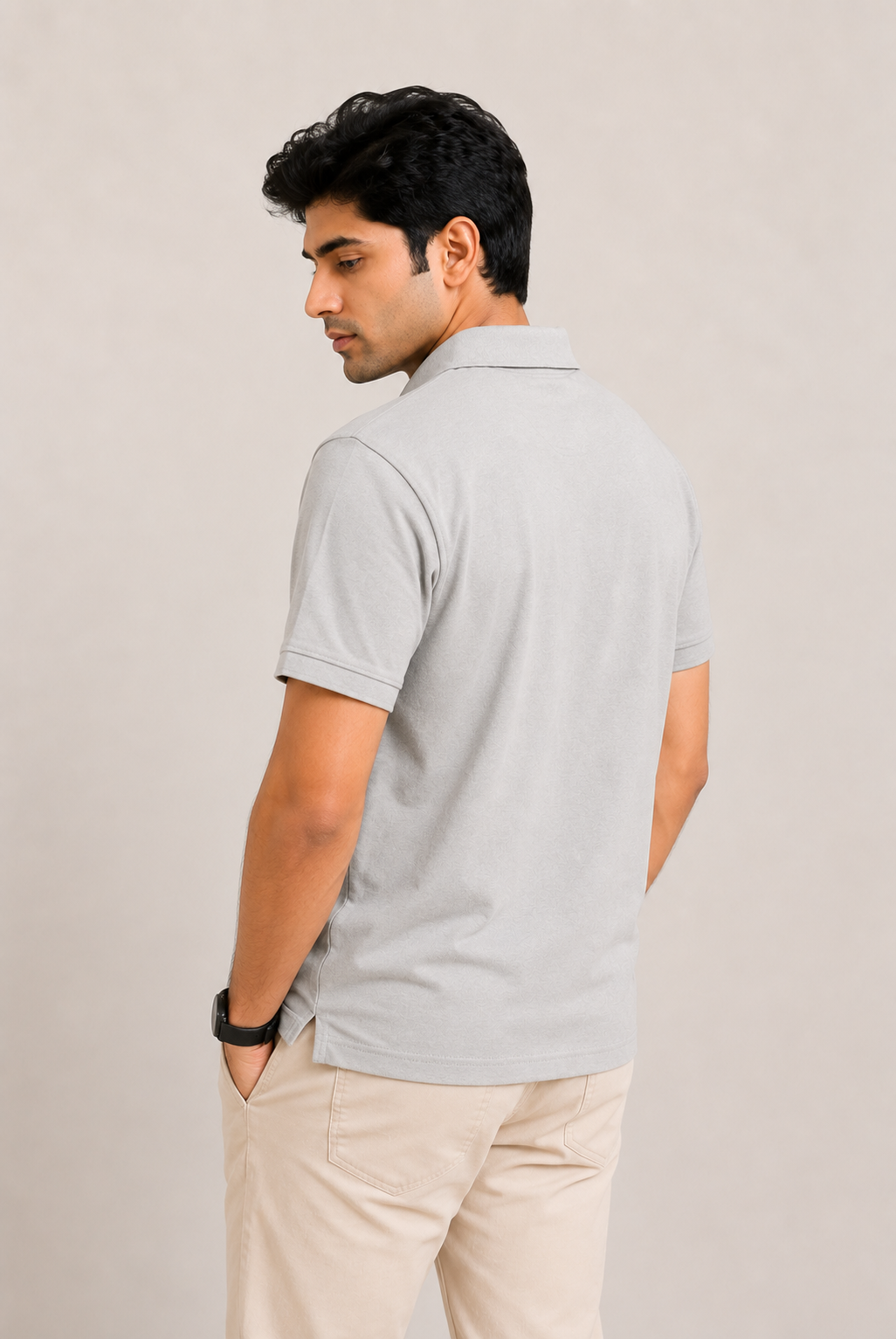 MEN GRAY POLO Reality