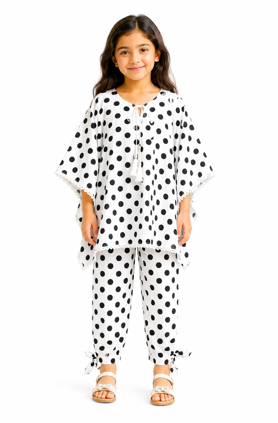 2 piece suit MEADOW WHISPERS WHITE KAFTAN Reality