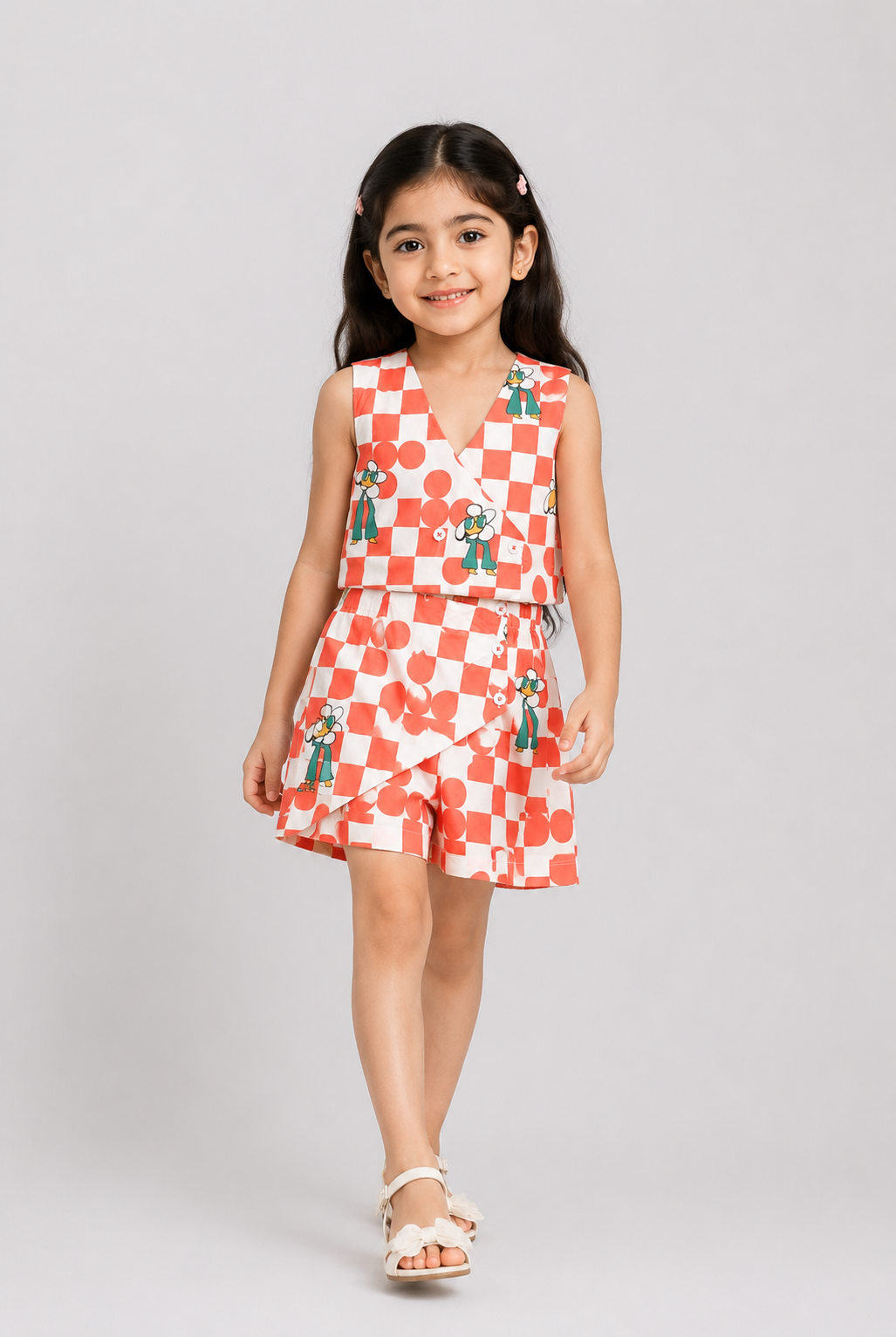 ORANGE TANERINE BLOOM CO-ORD Reality