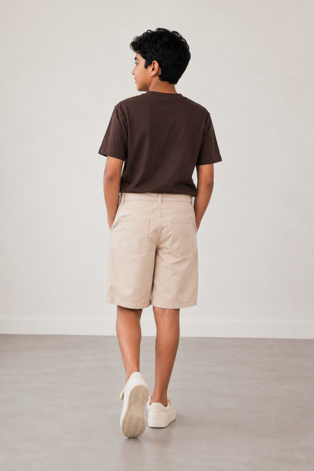 KIDS BEIGE SHORTS