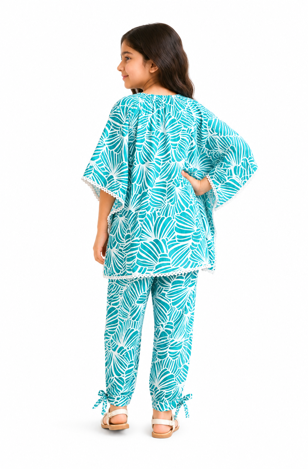 2 piece suit MEADOW WHISPERS GREEN KAFTAN