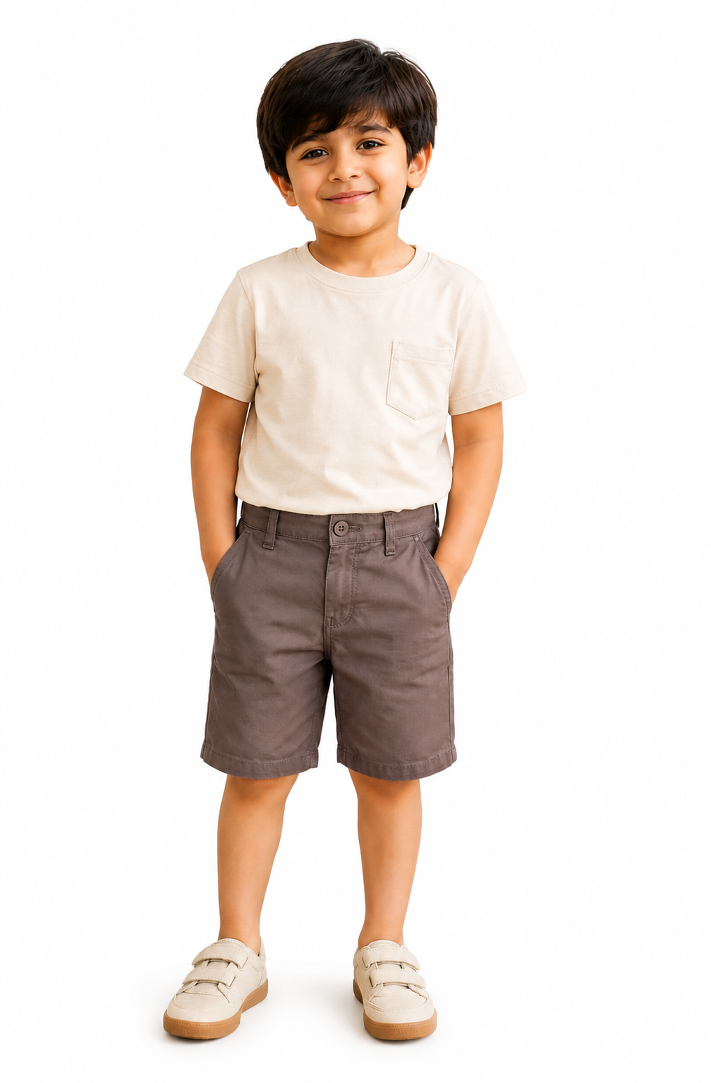 KIDS BROWN SHORTS