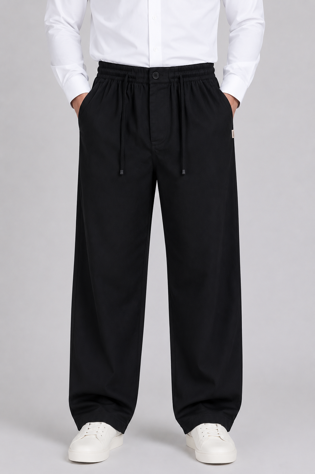 BLACK LINEN TROUSER Reality