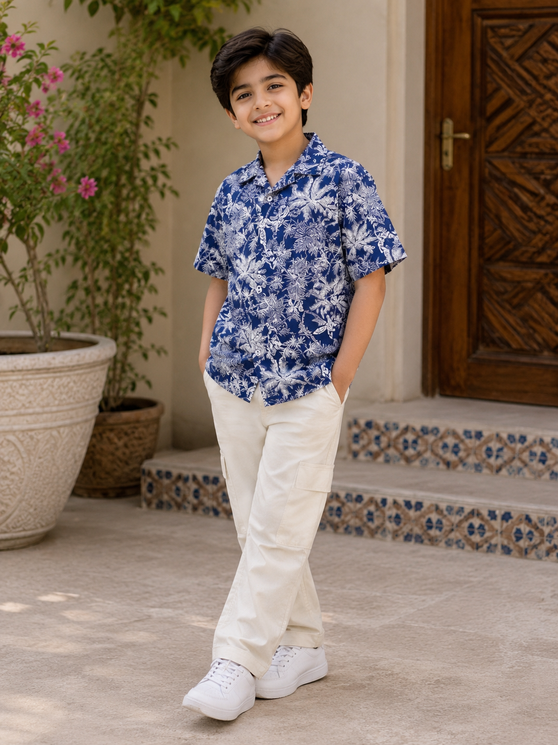 BOYS LIGHT BLUE CASUAL SHIRT Reality