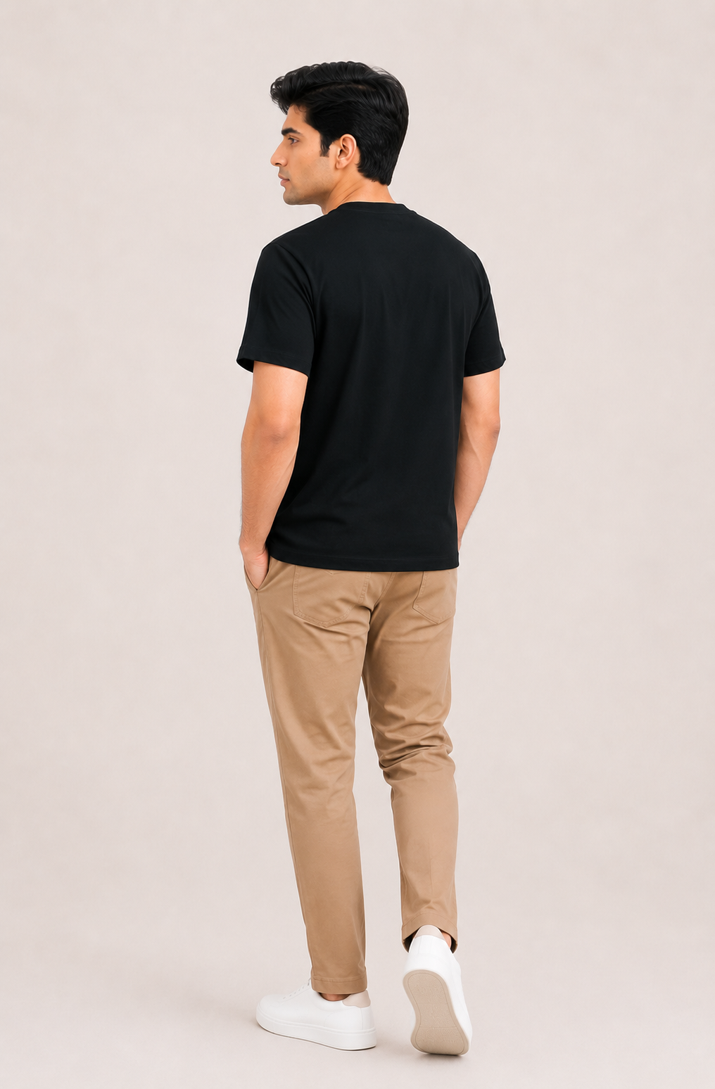 MEN BLACK T-SHIRT Reality