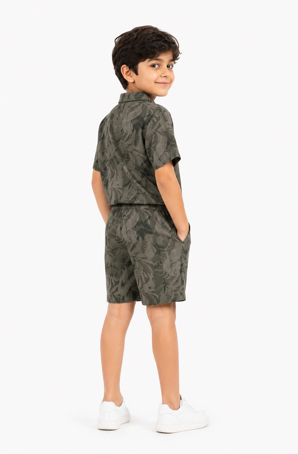 BOY PRINTED GREEN POLO Reality