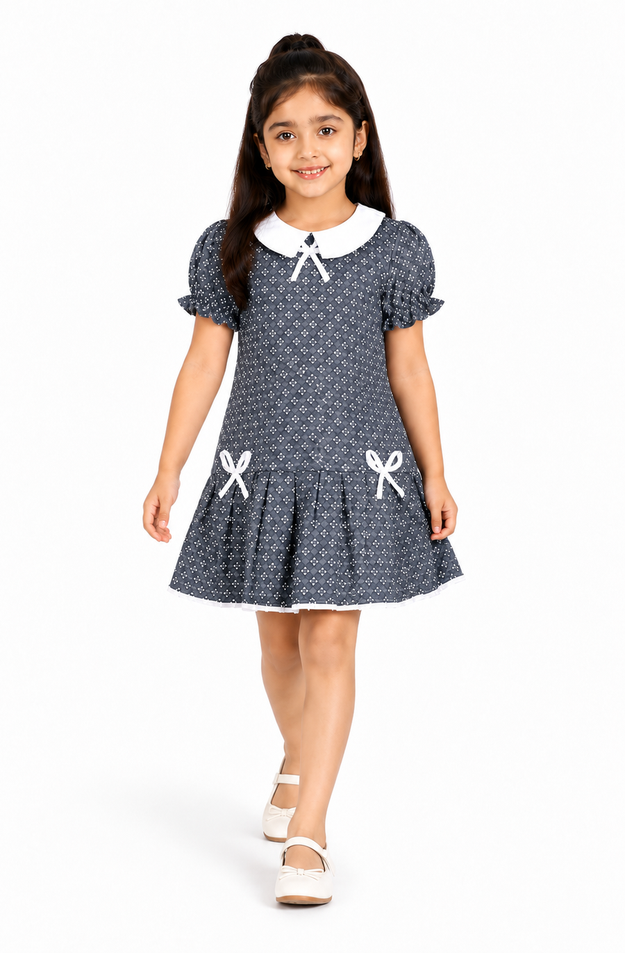 GRAY COTTON CLOUD FROCK Reality