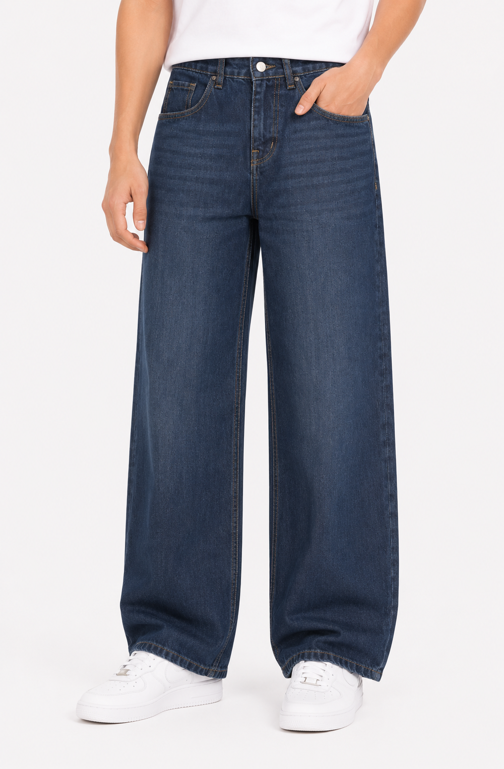 MEN Loose Fit Denim DARK BLUE Reality