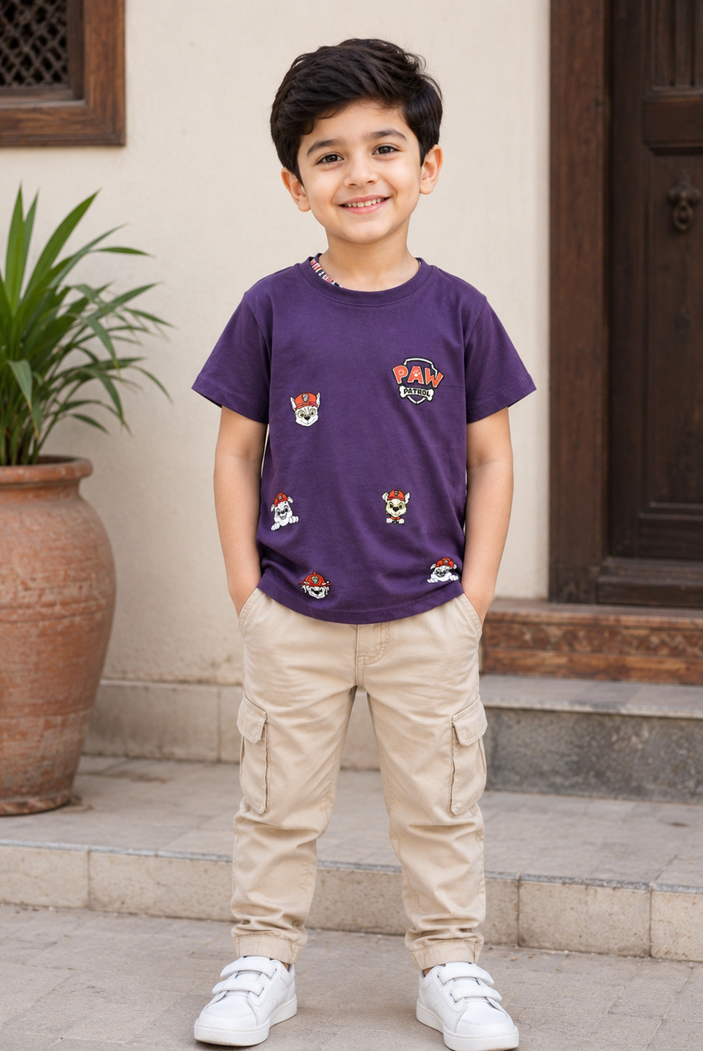 Boys PURPLE T-SHIRT Reality