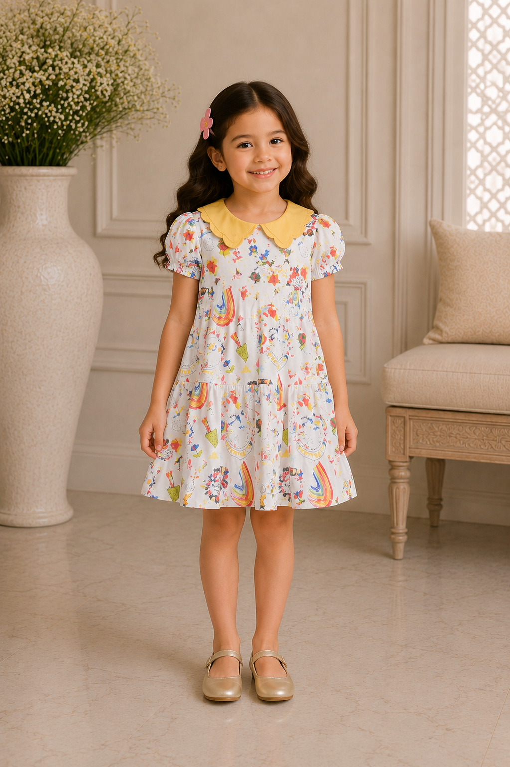 GIRLS WHITE FROCK Reality