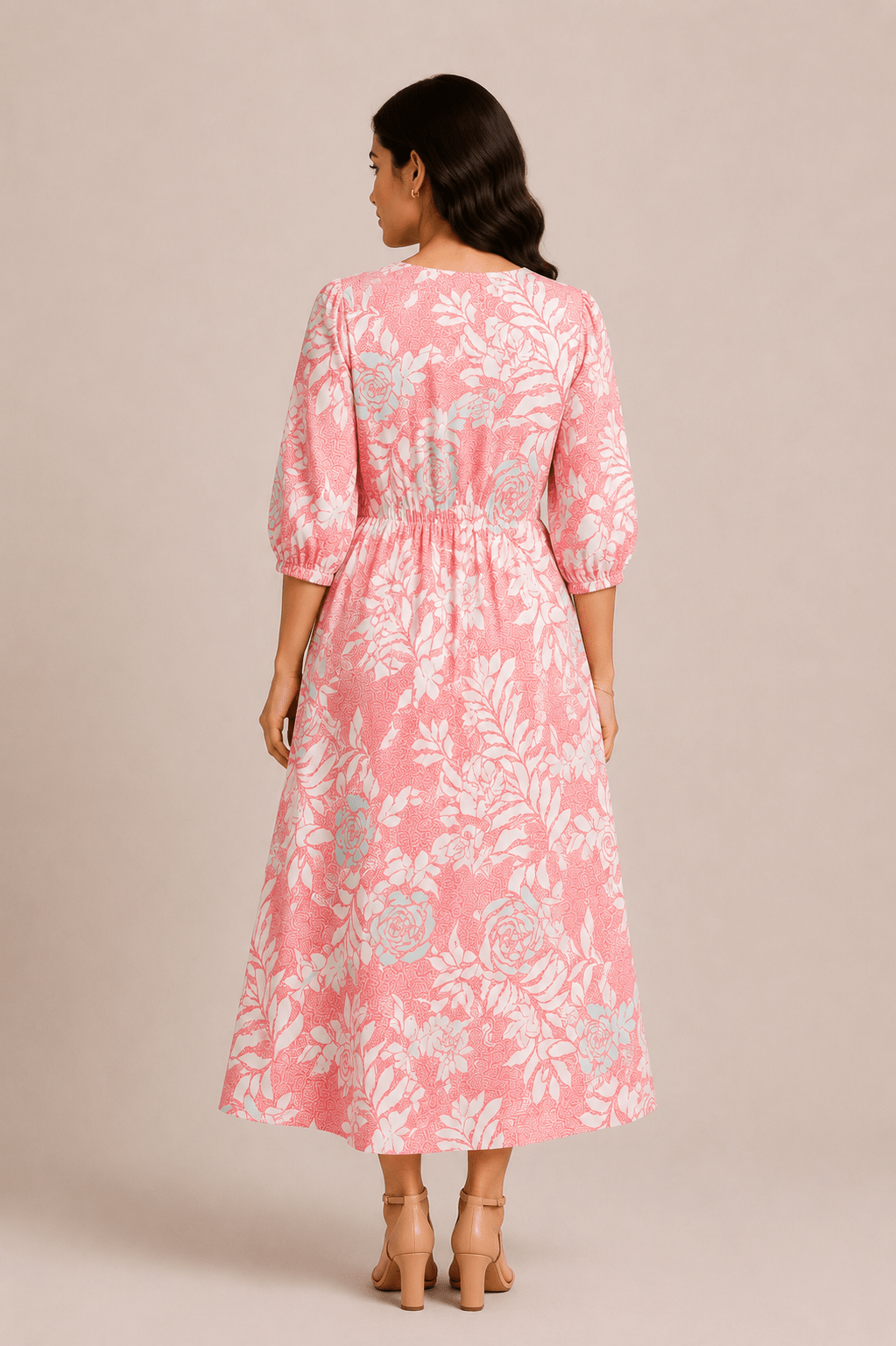 OBSIDIAN FLORAL RED FROCK Reality