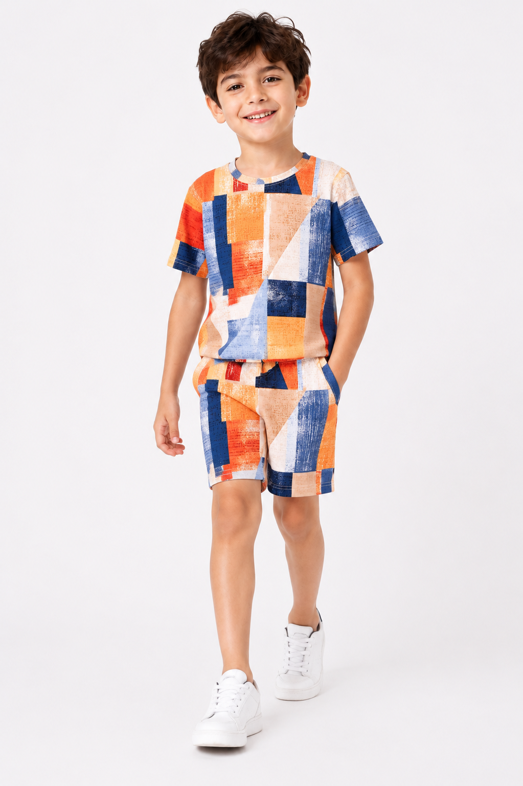 ORANGE PRINTED T-SHIRT Reality