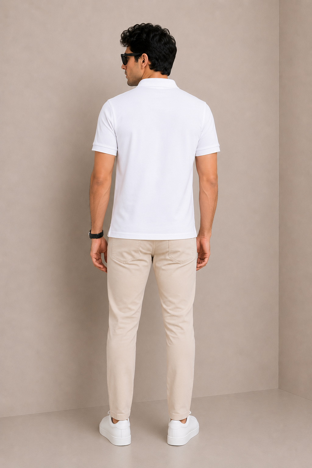 MEN WHITE POLO Reality