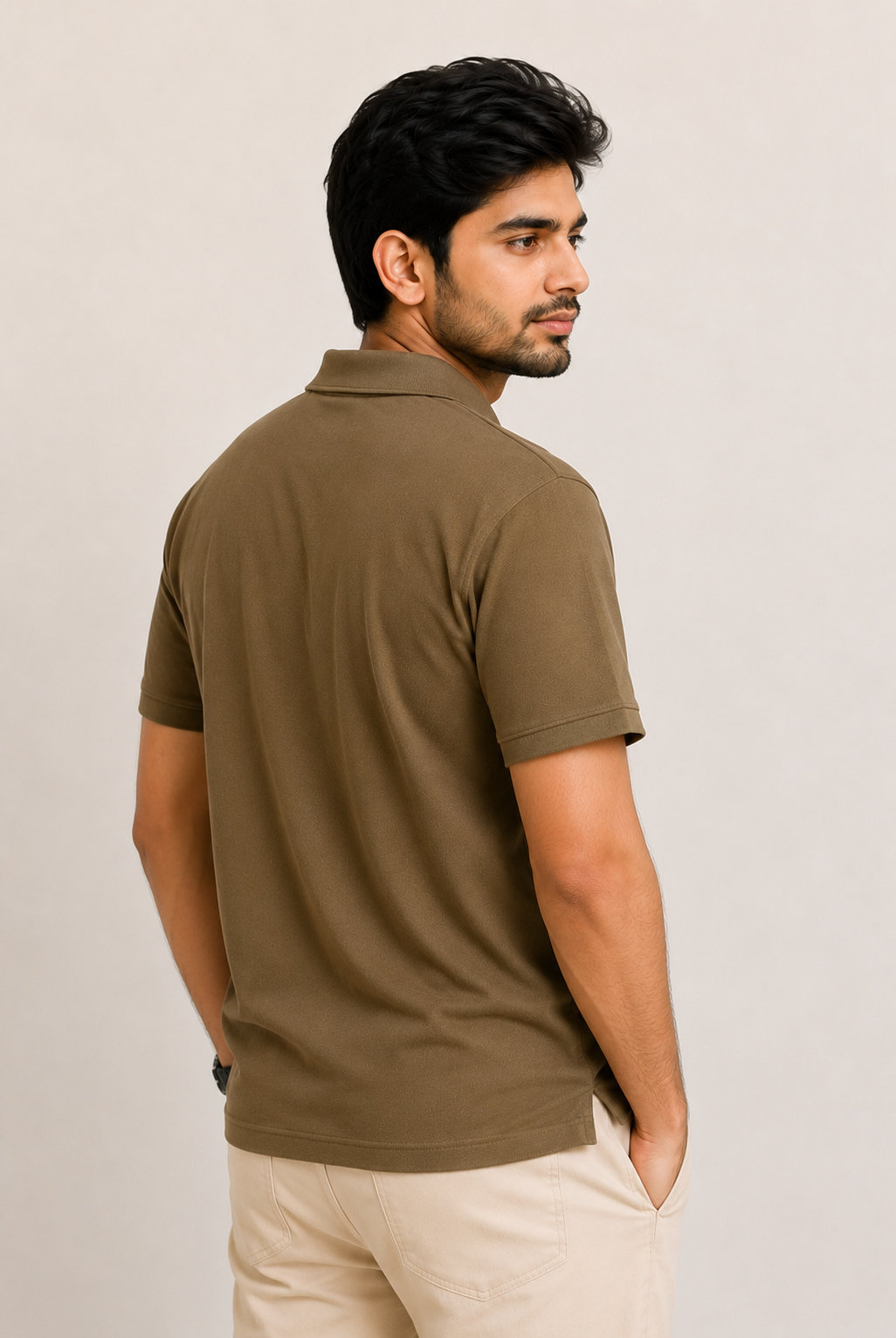 MEN OLIVE POLO Reality
