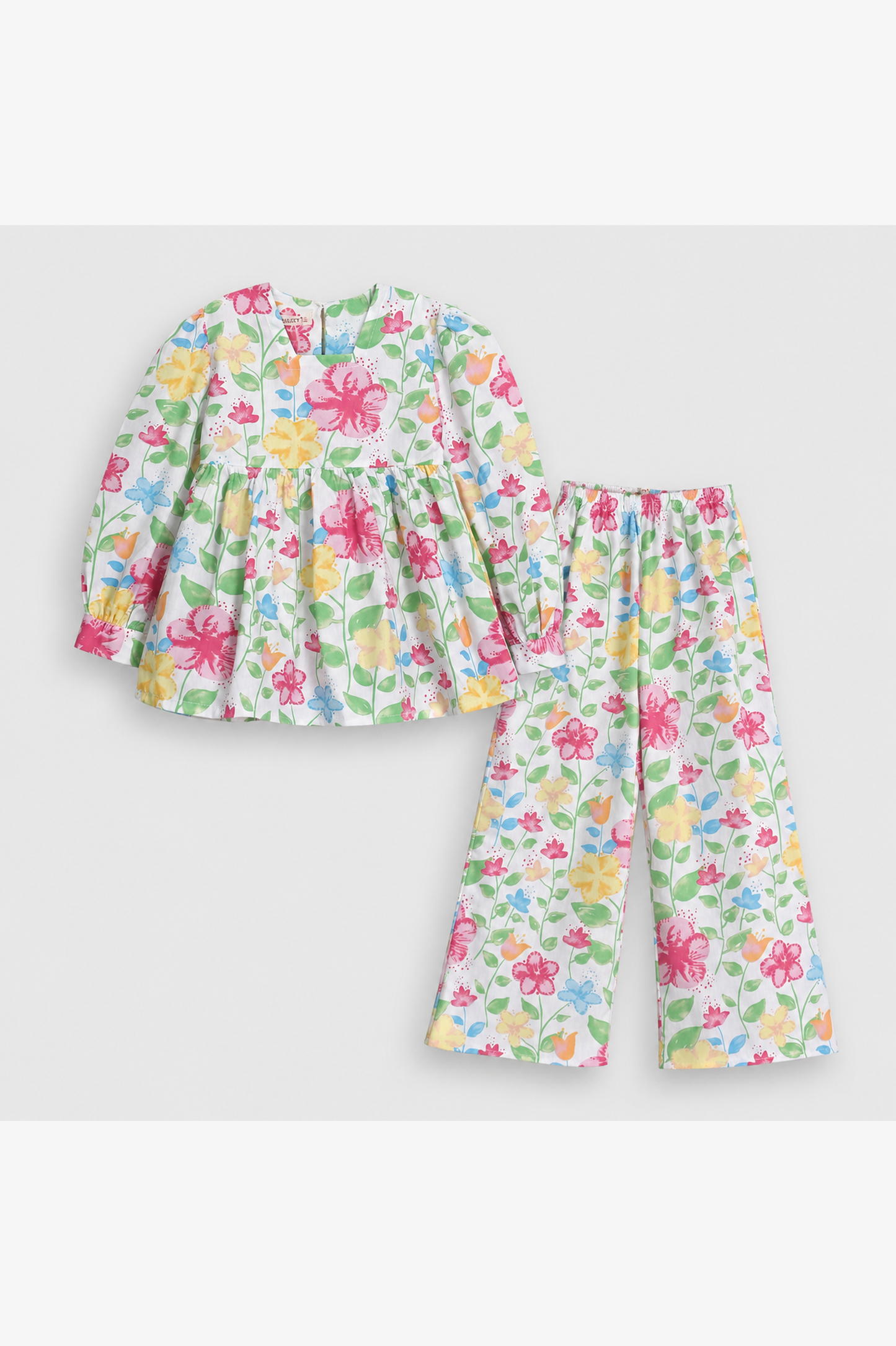 FLORAL PRINTED WHITE CO-ORD SET Reality