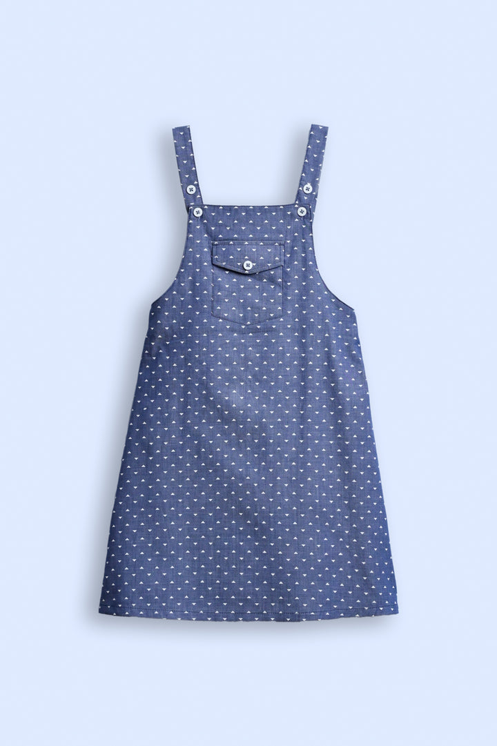 DENIM DOODLES DENIM BLUE DRESS Reality