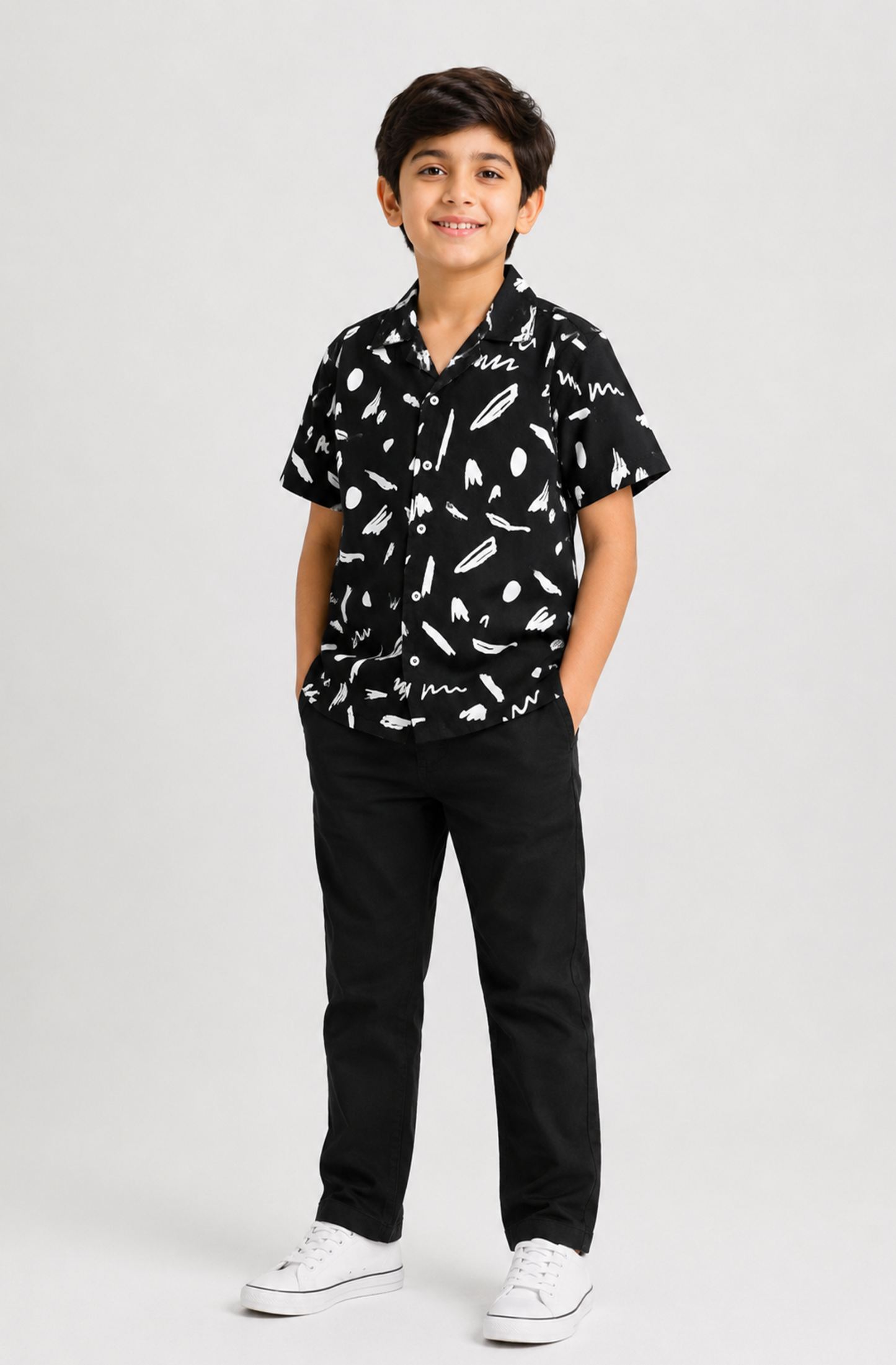 BOYS COAT COLLAR CASUAL SHIRT Reality