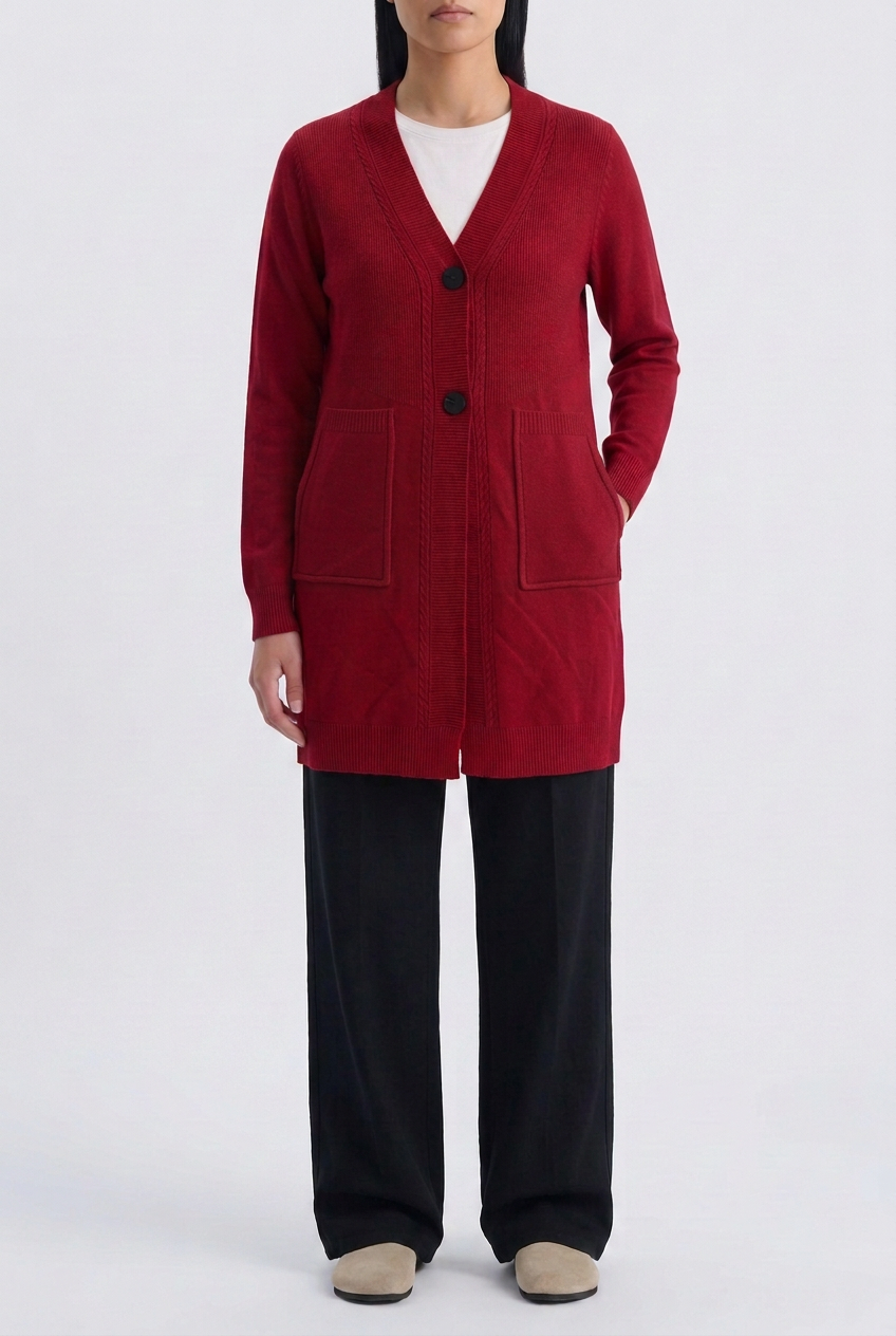 RED LADIES SWEATER Reality