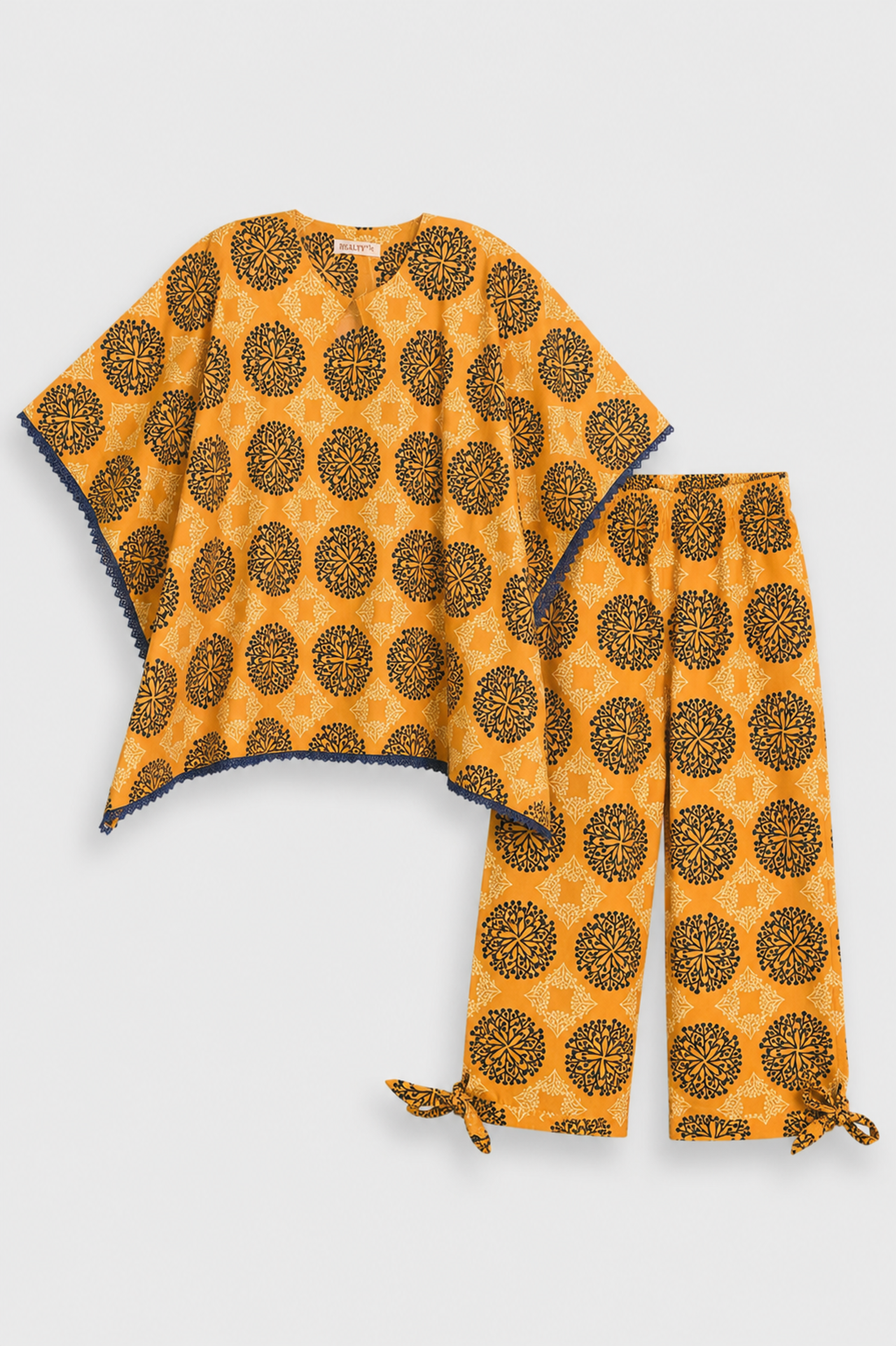 KAFTAN YELLOW CO-ORD SET Reality