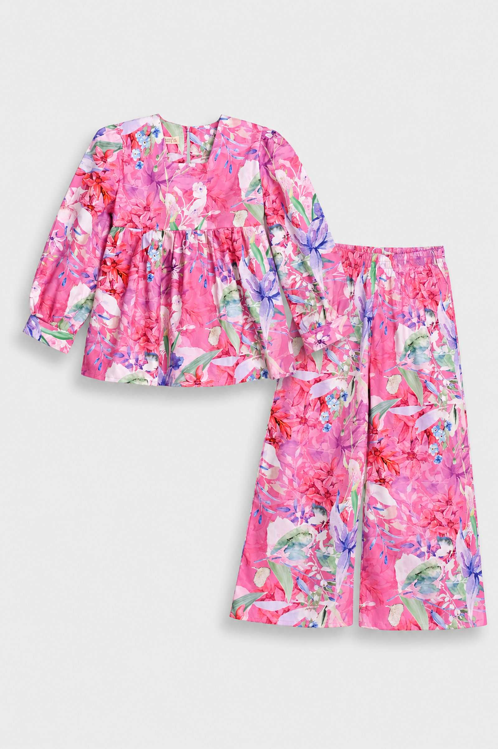 FLORAL PRINTED PINK CO-ORD SET Reality