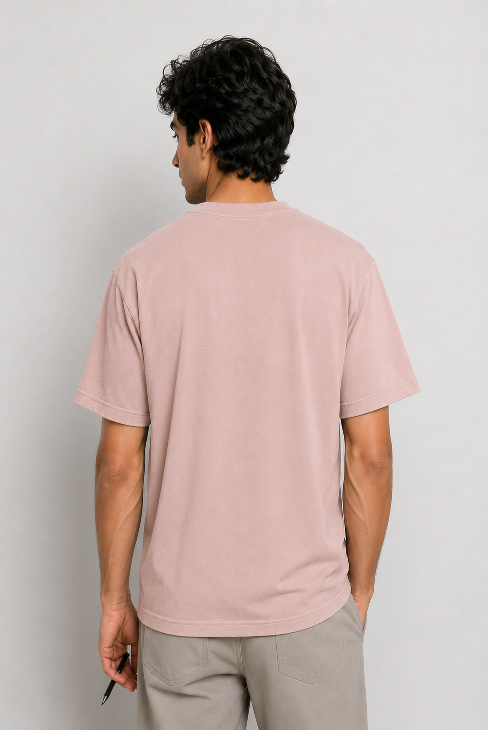 TEA PINK DOWN SHOULDER T-SHIRT Reality