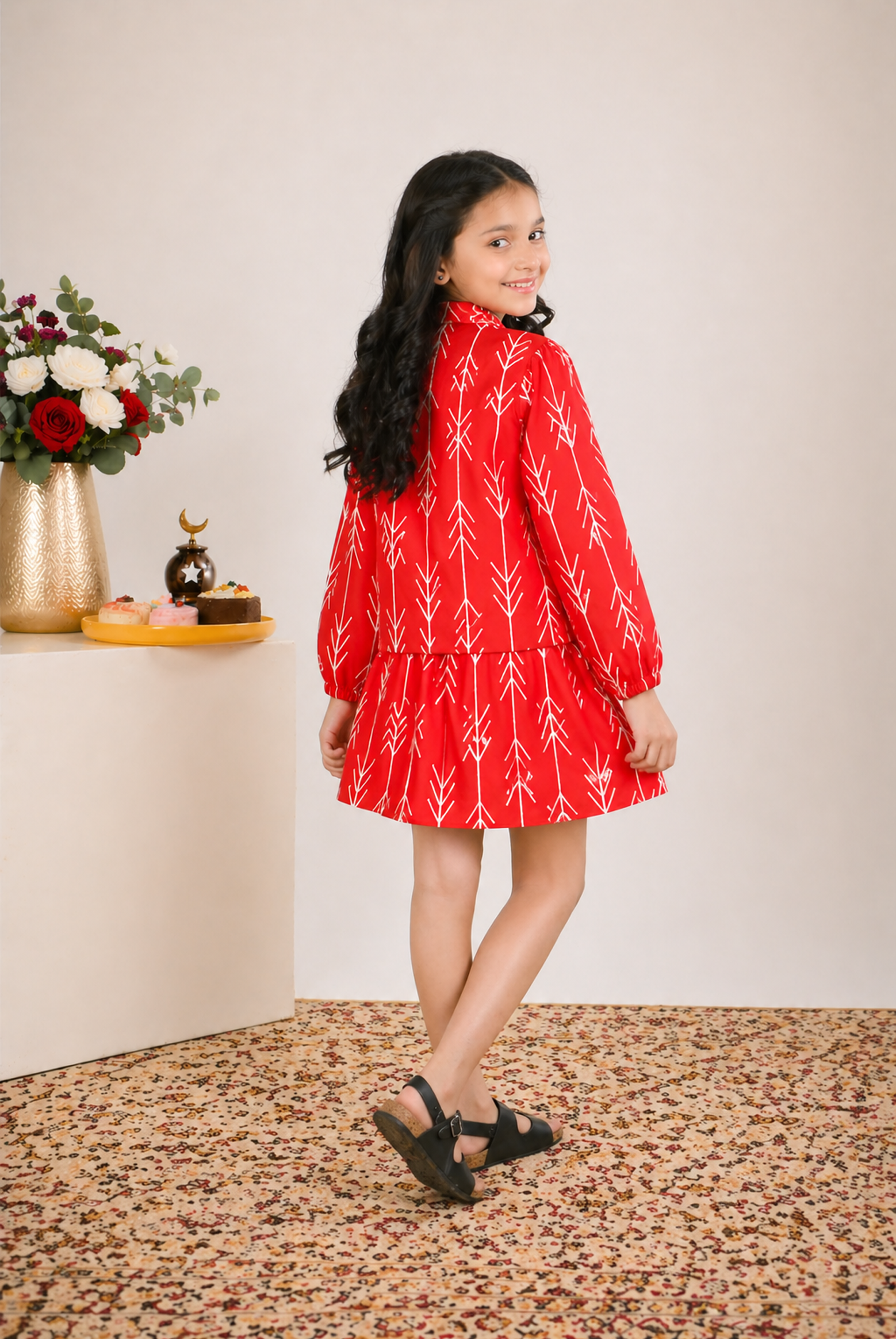 PATTERN POP RED CO-ORD SET Reality